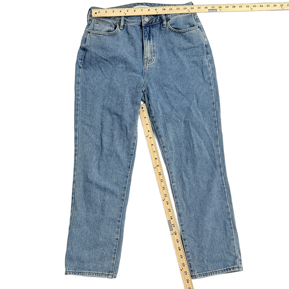 PacSun Straight leg mom jeans high rise 27” boyfriend jeans in Blue - Picture 5 of 7